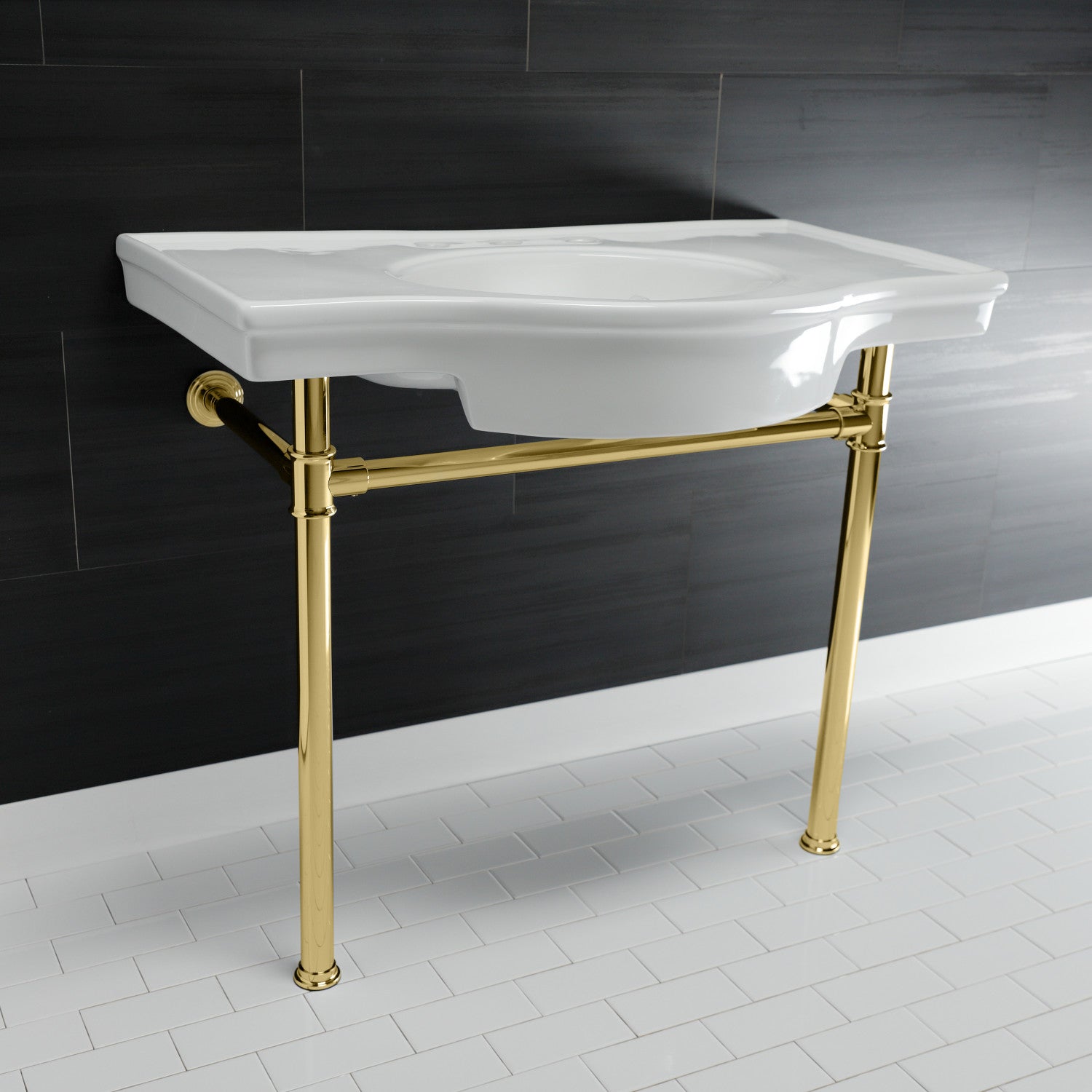 Kingston Brass Templeton lavabo consola — vista