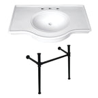 Kingston Brass Templeton lavabo consola — Bronce Aceitado