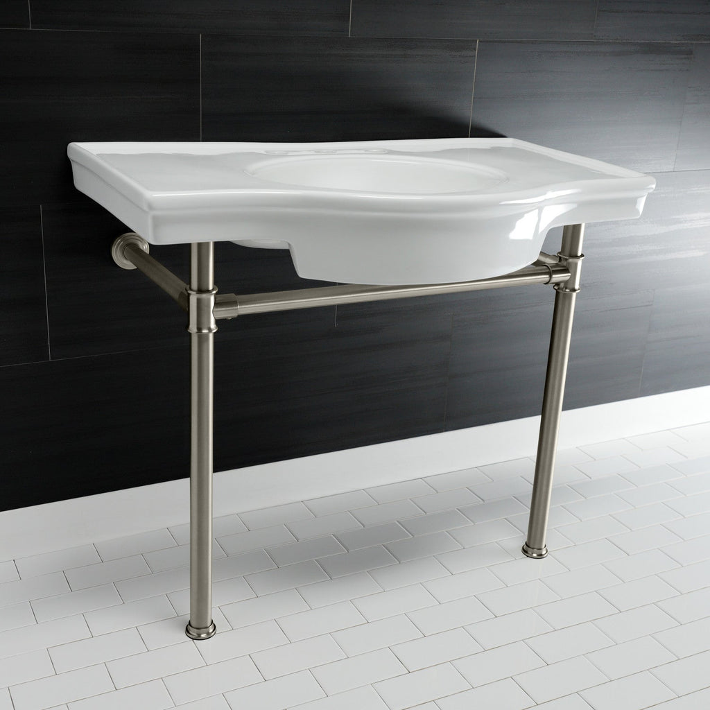 Kingston Brass Templeton lavabo consola — vista