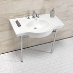 Kingston Brass Manchester lavabo consola — vista