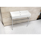 Kingston Brass New Haven lavabo consola — vista