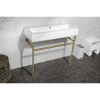 Kingston Brass New Haven lavabo consola — vista