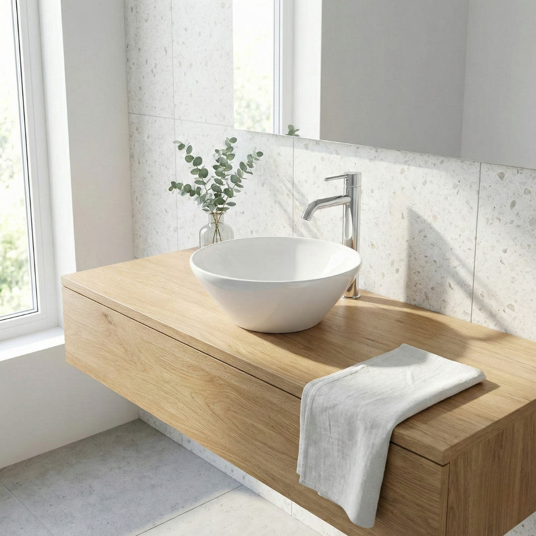 Barclay RAK Variant — Lavabo de Sobreponer Redondo de Cerámica — imagen 1