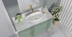 Badeloft Lavabo de Sobreponer Almendra WB-01