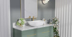 Badeloft Lavabo de Sobreponer Almendra WB-01