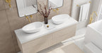 Badeloft Lavabo de Sobreponer Almendra WB-01
