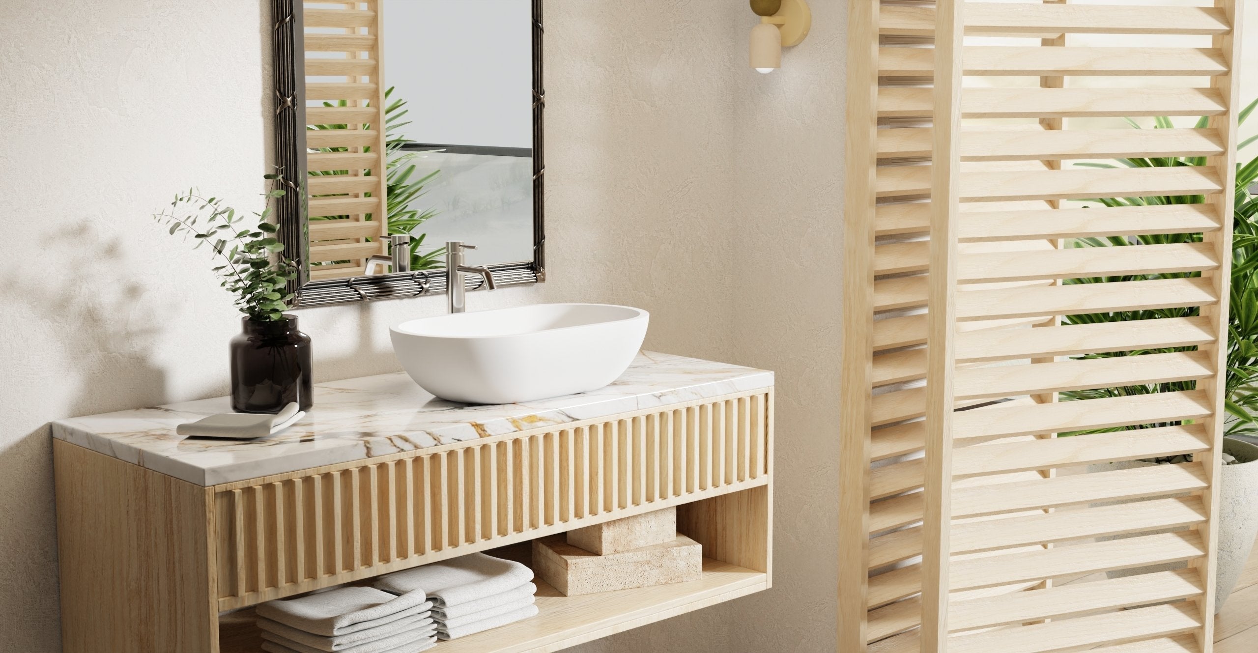 Badeloft Lavabo de Sobreponer Oval WB-02