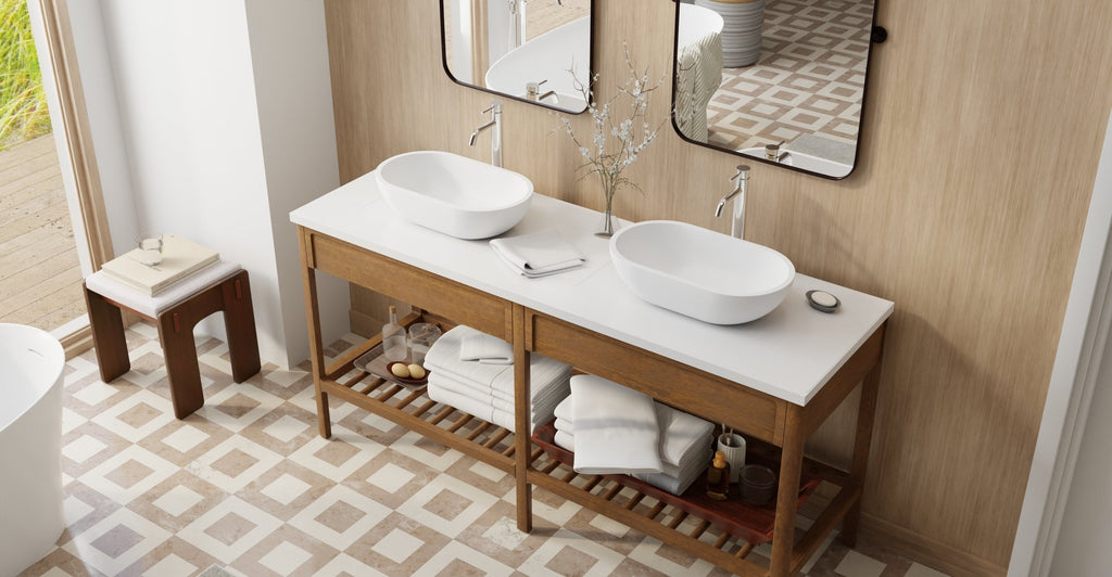 Badeloft Lavabo de Sobreponer Oval WB-02