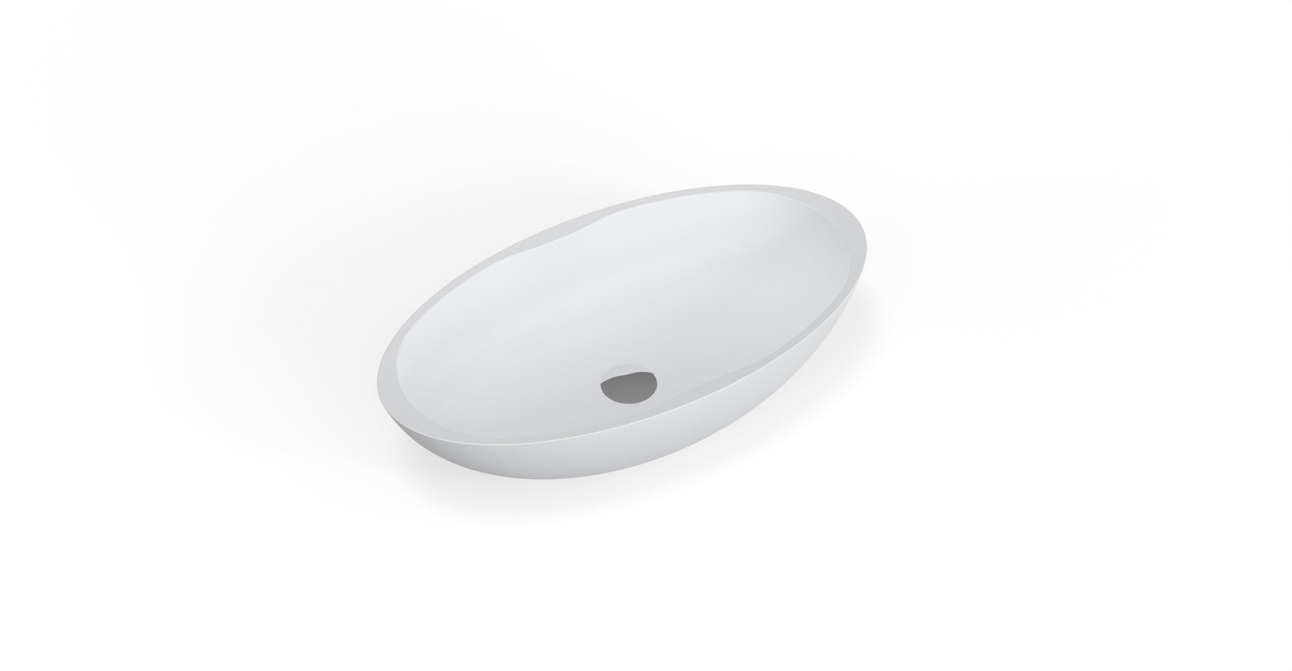 Badeloft Lavabo de Sobreponer Oval WB-04