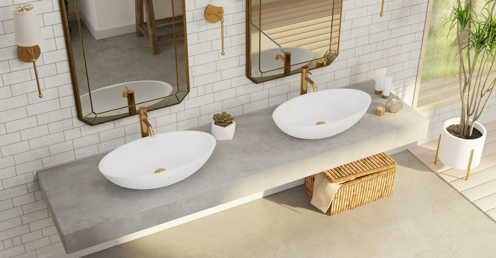 Badeloft Lavabo de Sobreponer Oval WB-04
