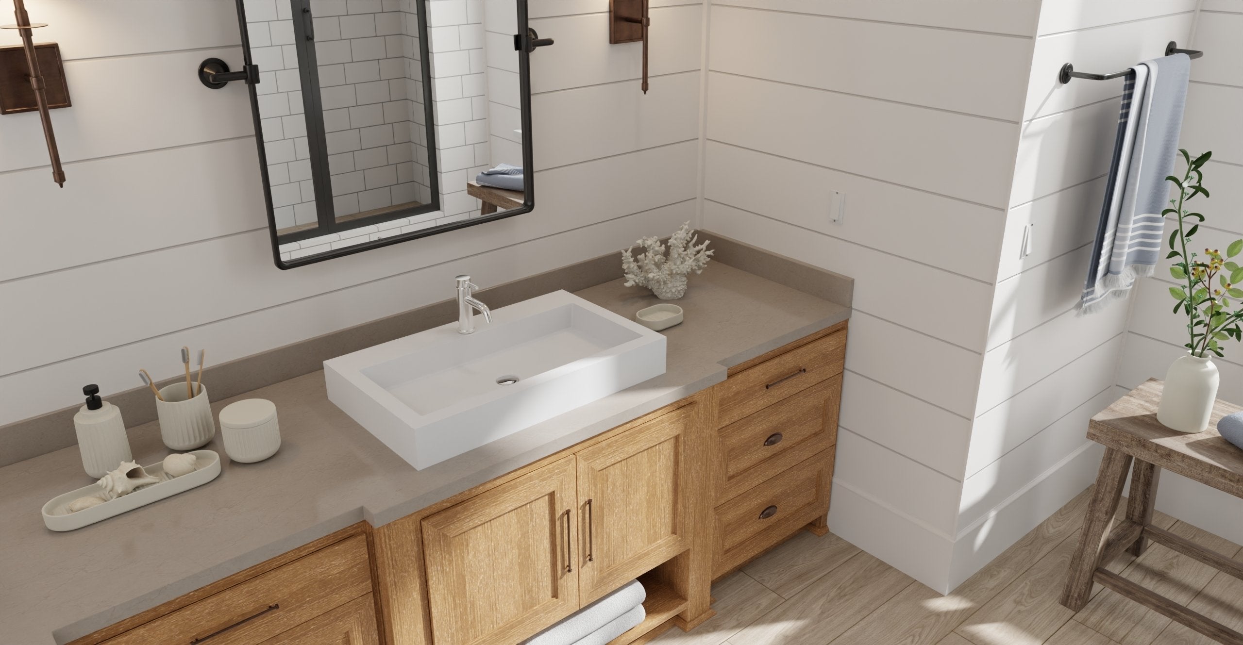 Badeloft Lavabo de Sobreponer WB-05-L