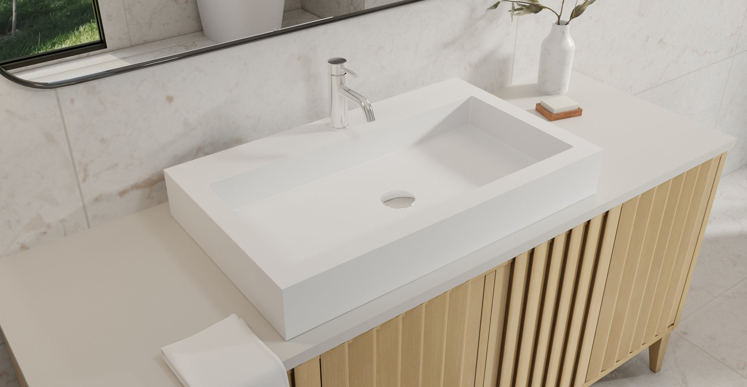 Badeloft Lavabo de Sobreponer WB-05-L