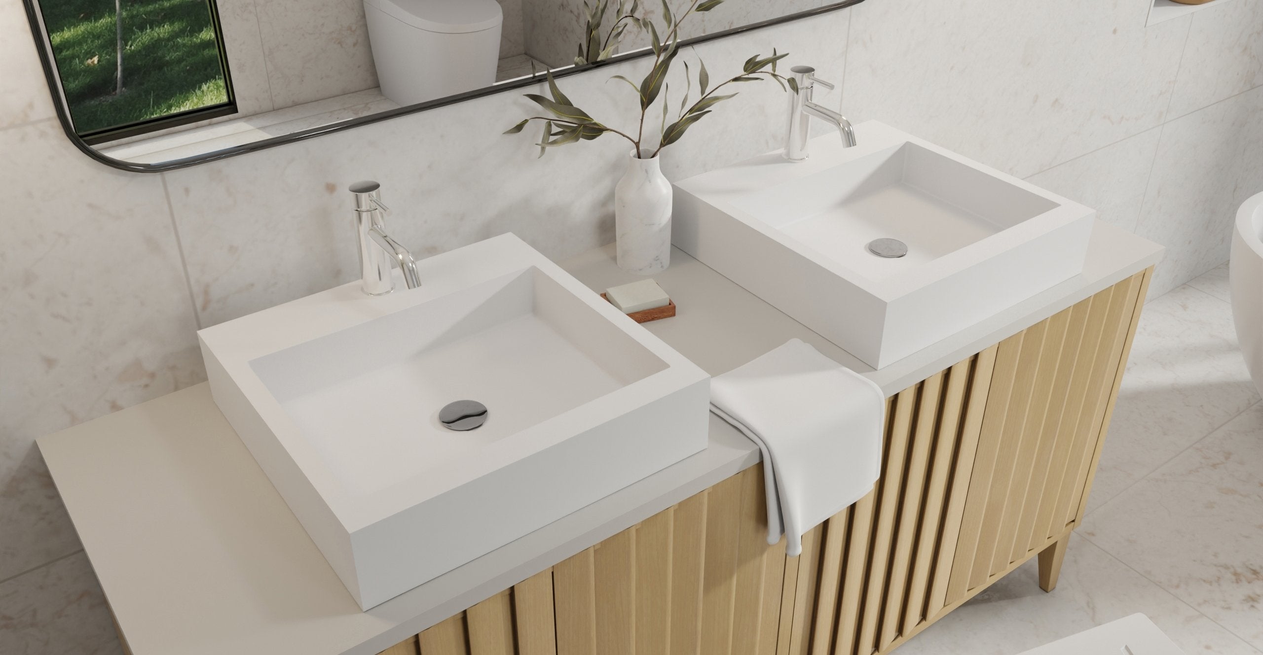 Badeloft Lavabo de Sobreponer WB-05-S