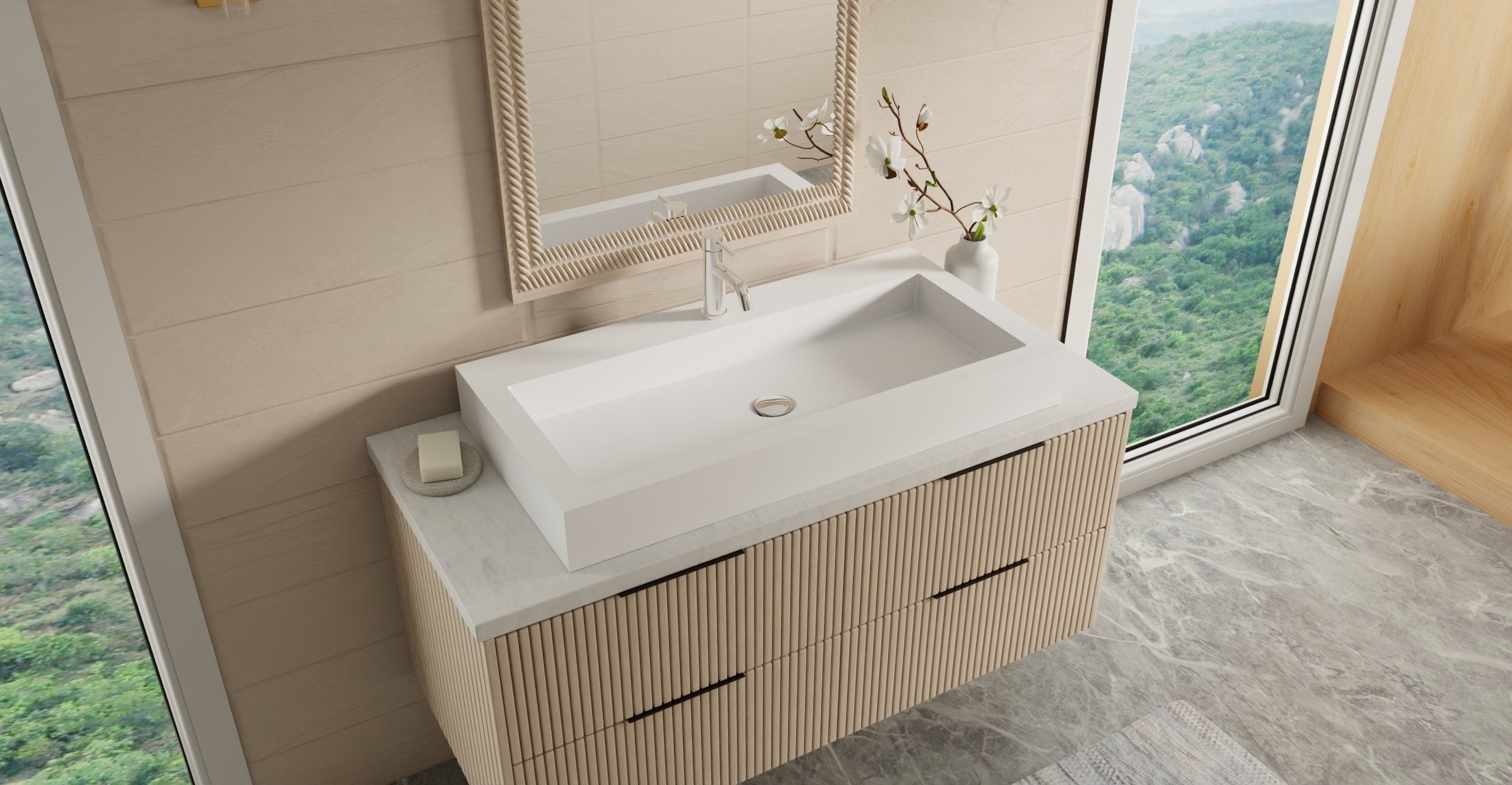 Badeloft Lavabo de Sobreponer WB-05-XL