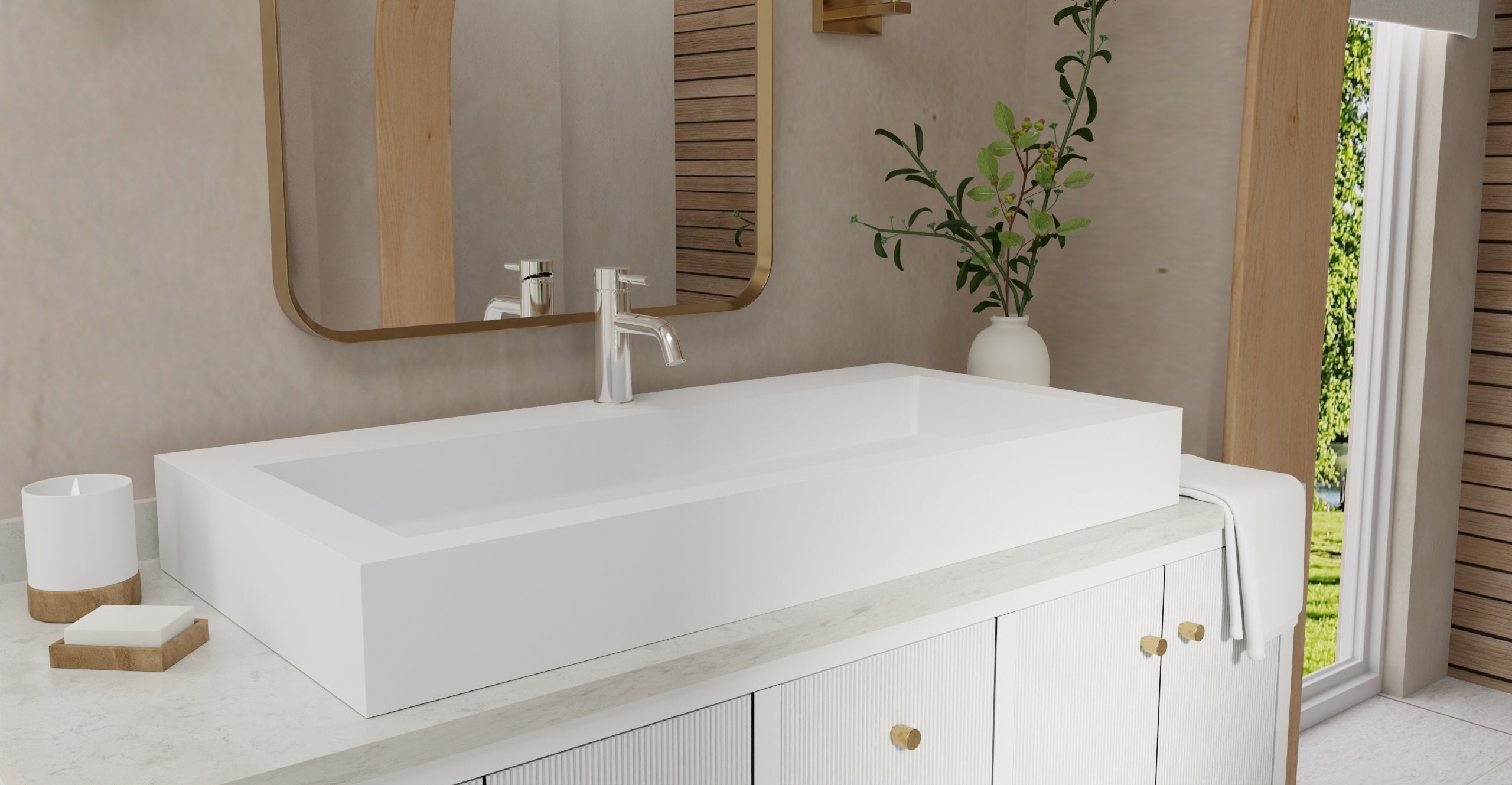 Badeloft Lavabo de Sobreponer WB-05-XL