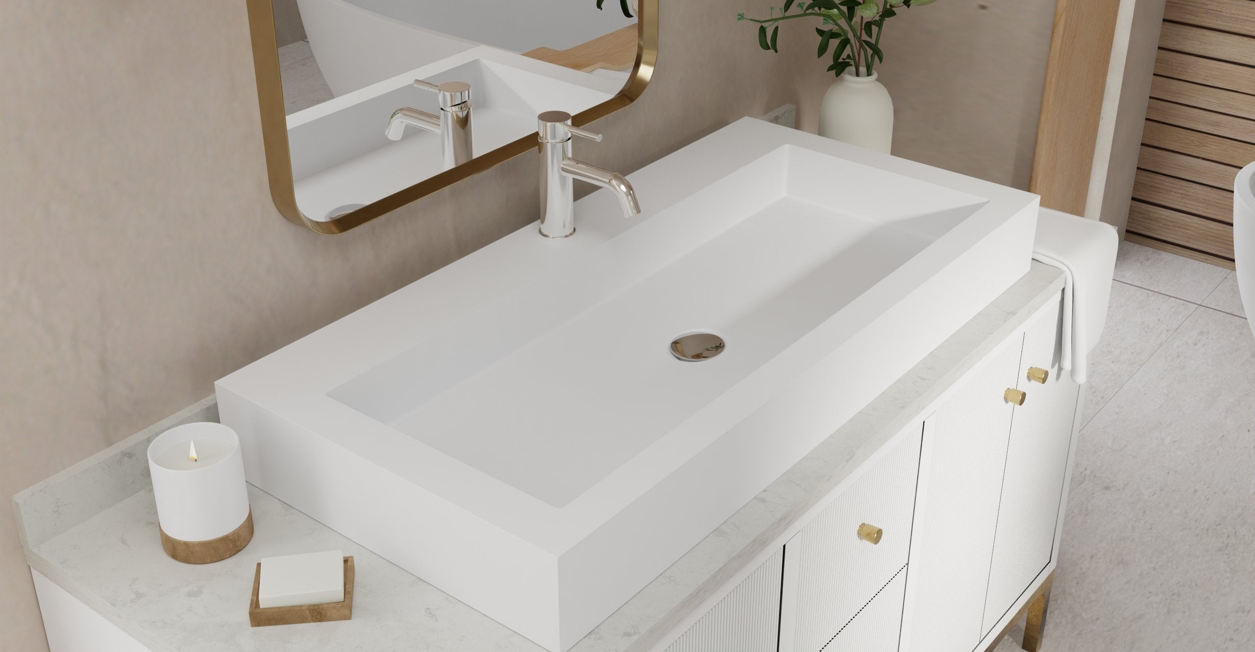 Badeloft Lavabo de Sobreponer WB-05-XL