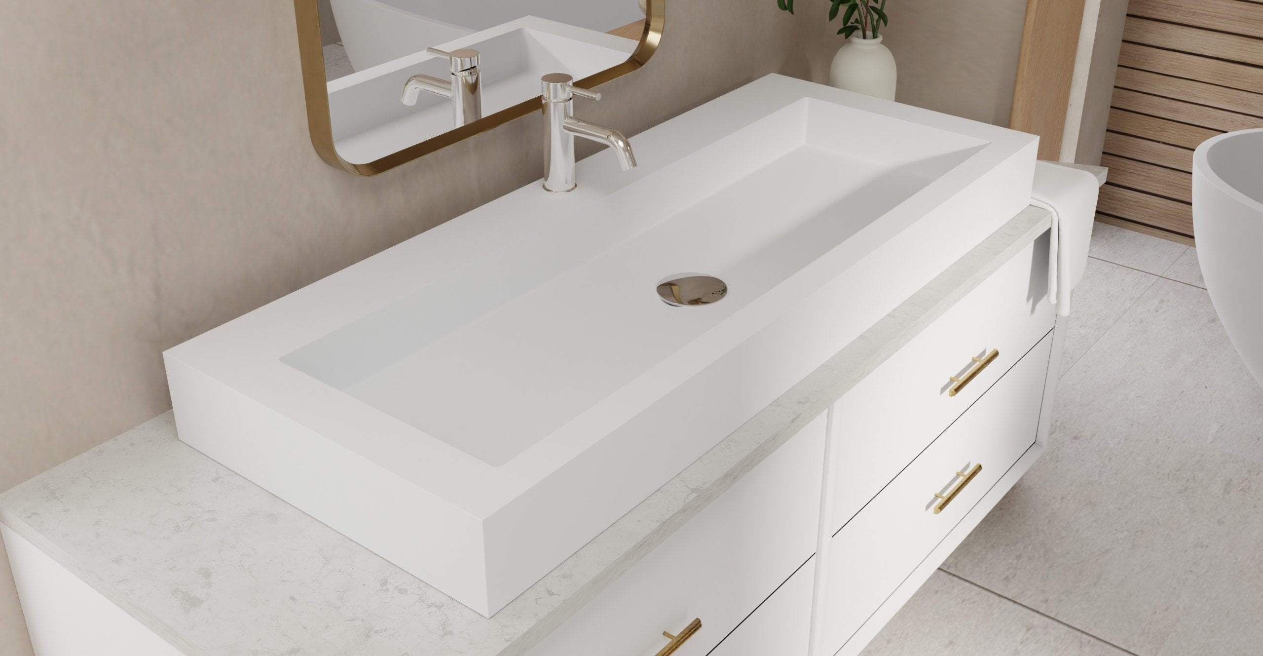 Badeloft Lavabo de Sobreponer WB-05-XXL
