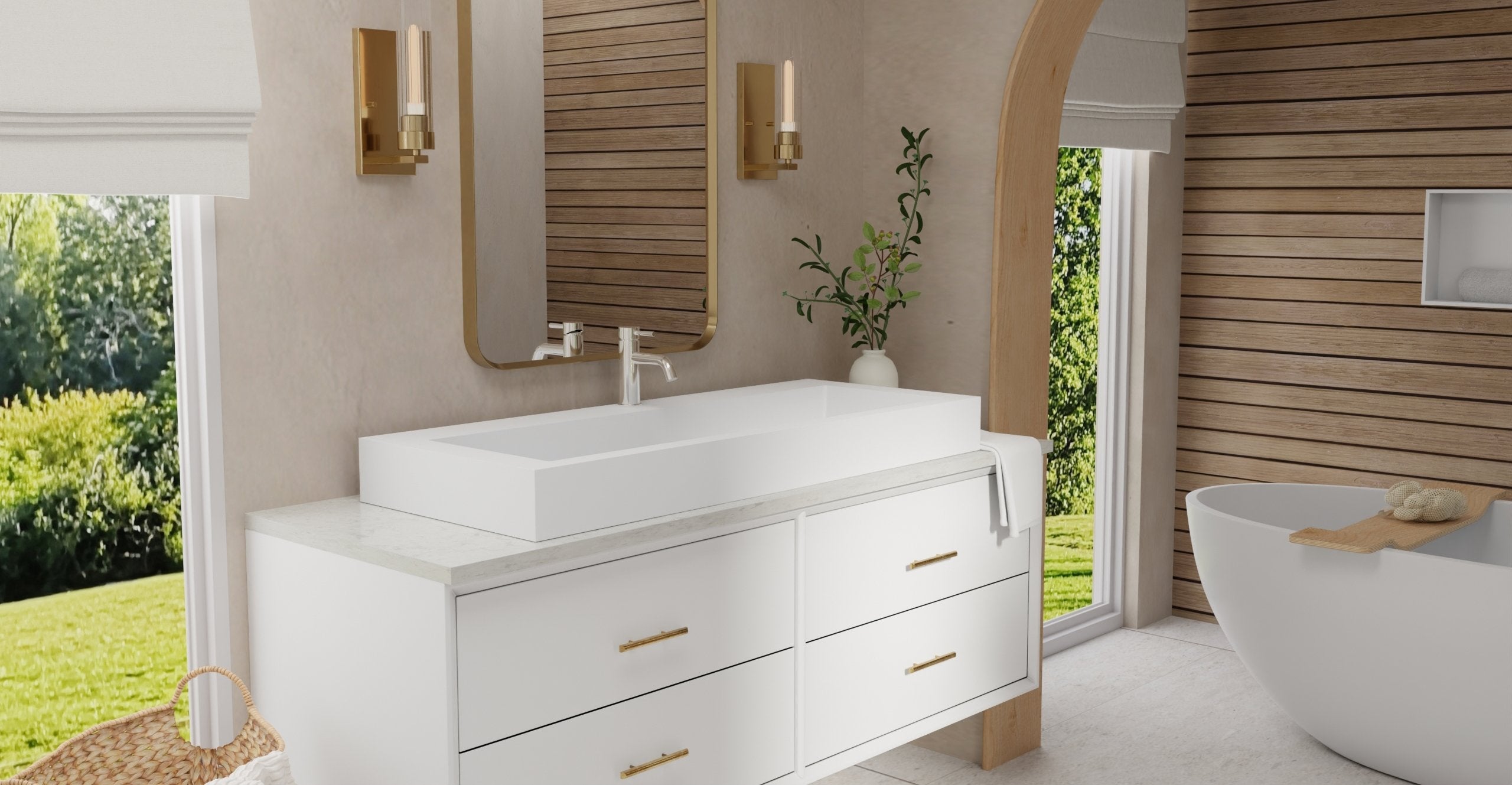 Badeloft Lavabo de Sobreponer WB-05-XXL