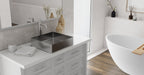 Badeloft Lavabo de Sobreponer de Acero Inoxidable ES-WB-400