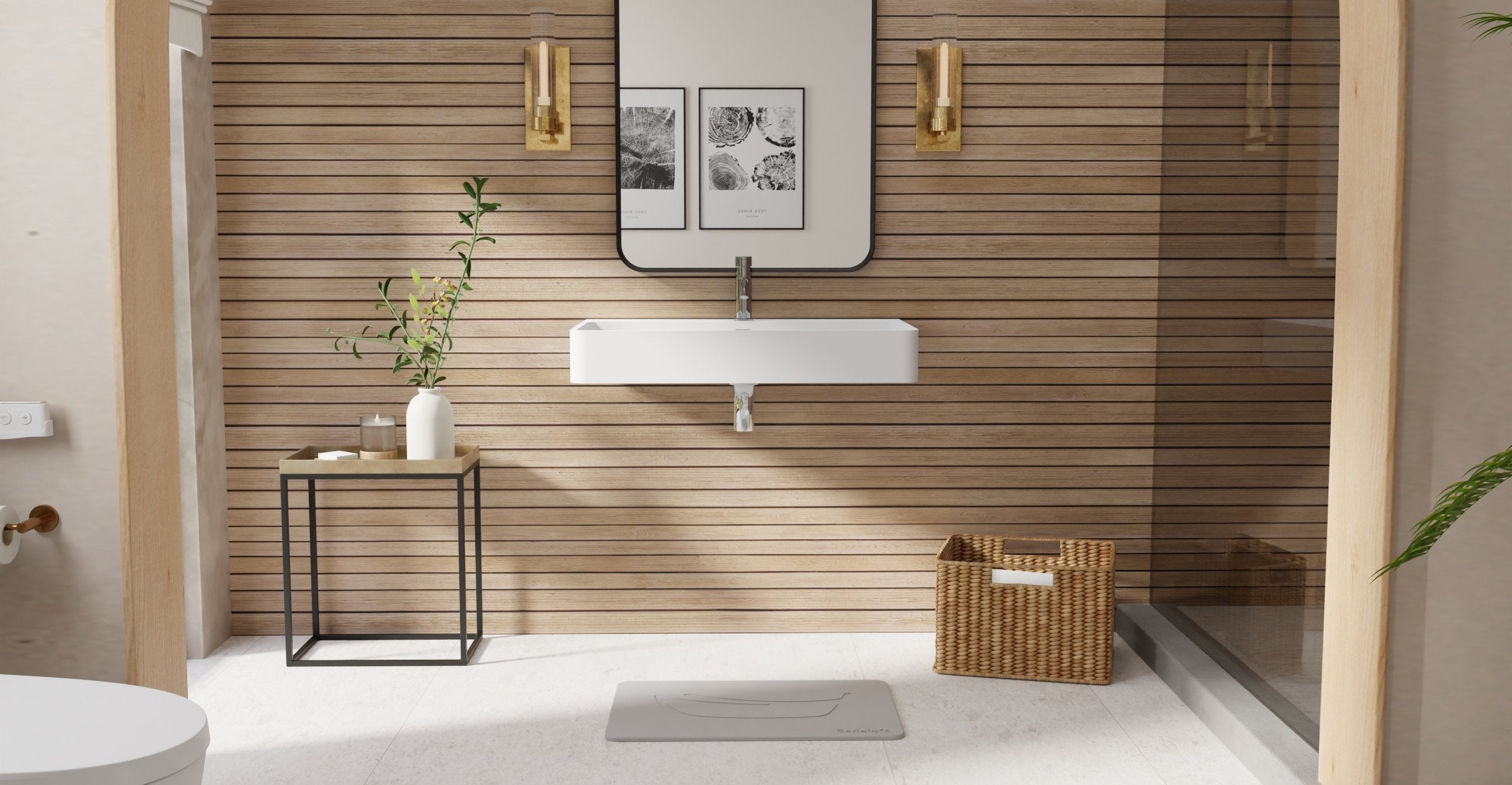 Badeloft Lavabo de Pared WT-01-L