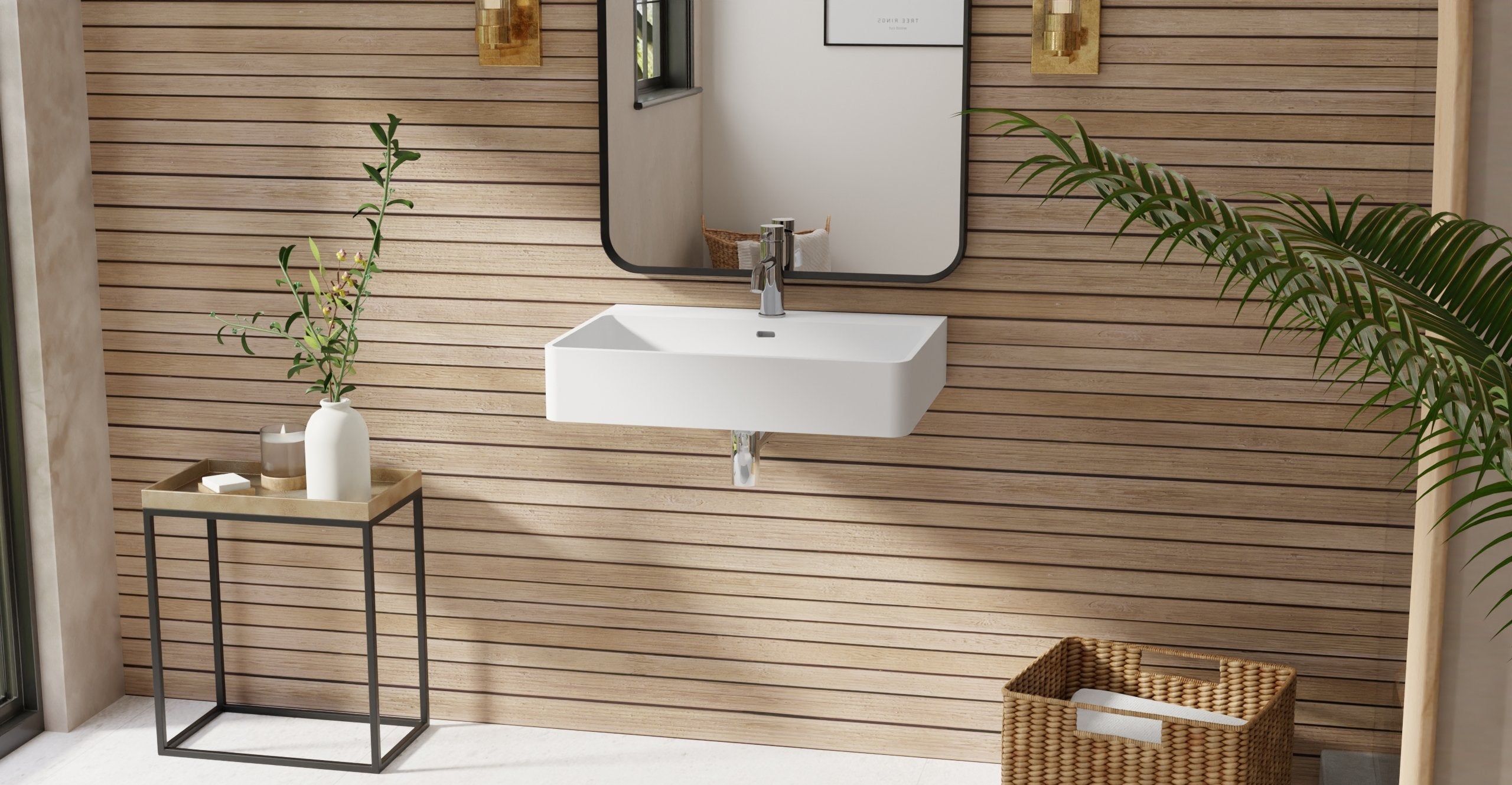 Badeloft Lavabo de Pared WT-01-M