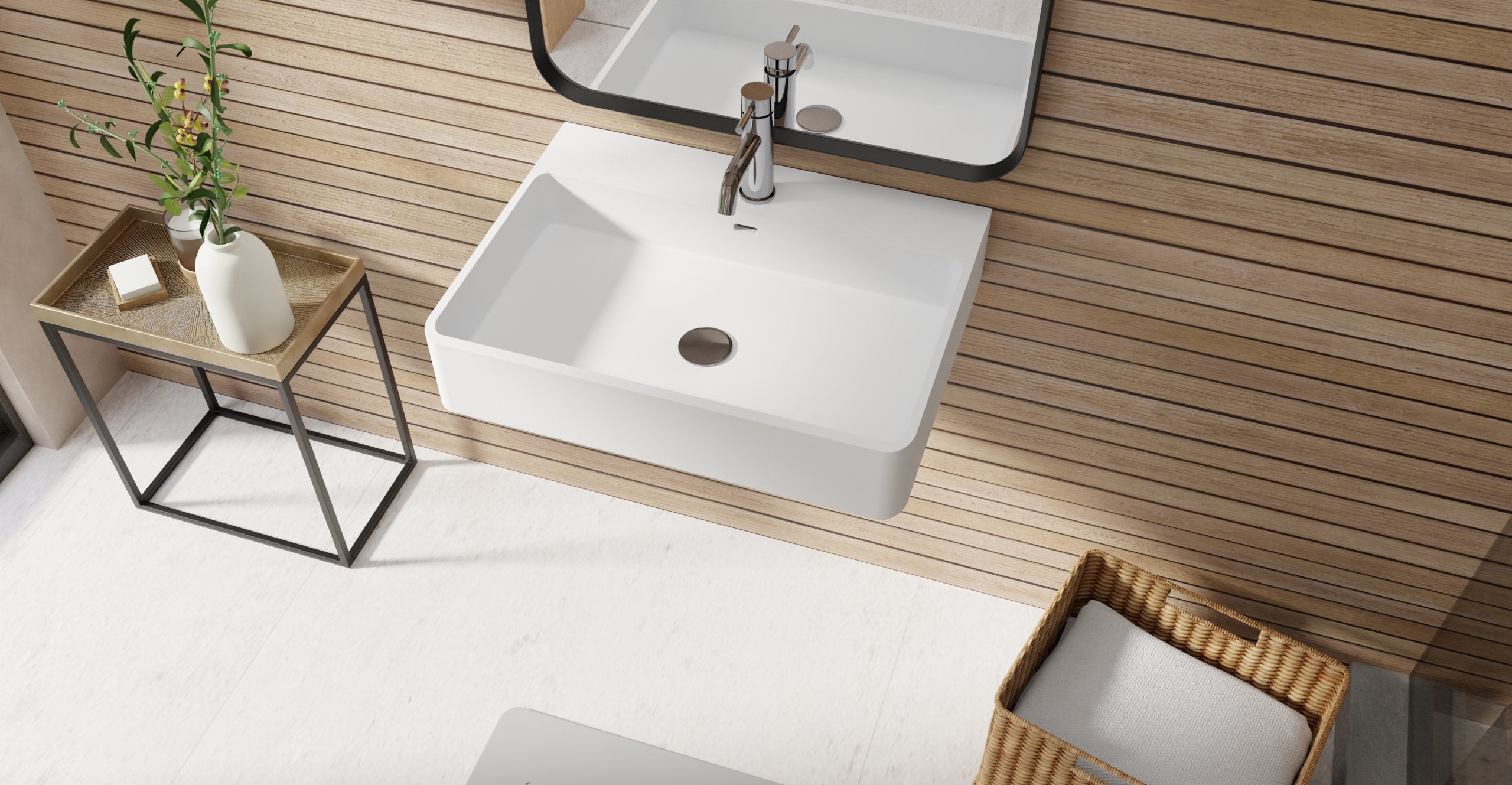 Badeloft Lavabo de Pared WT-01-M