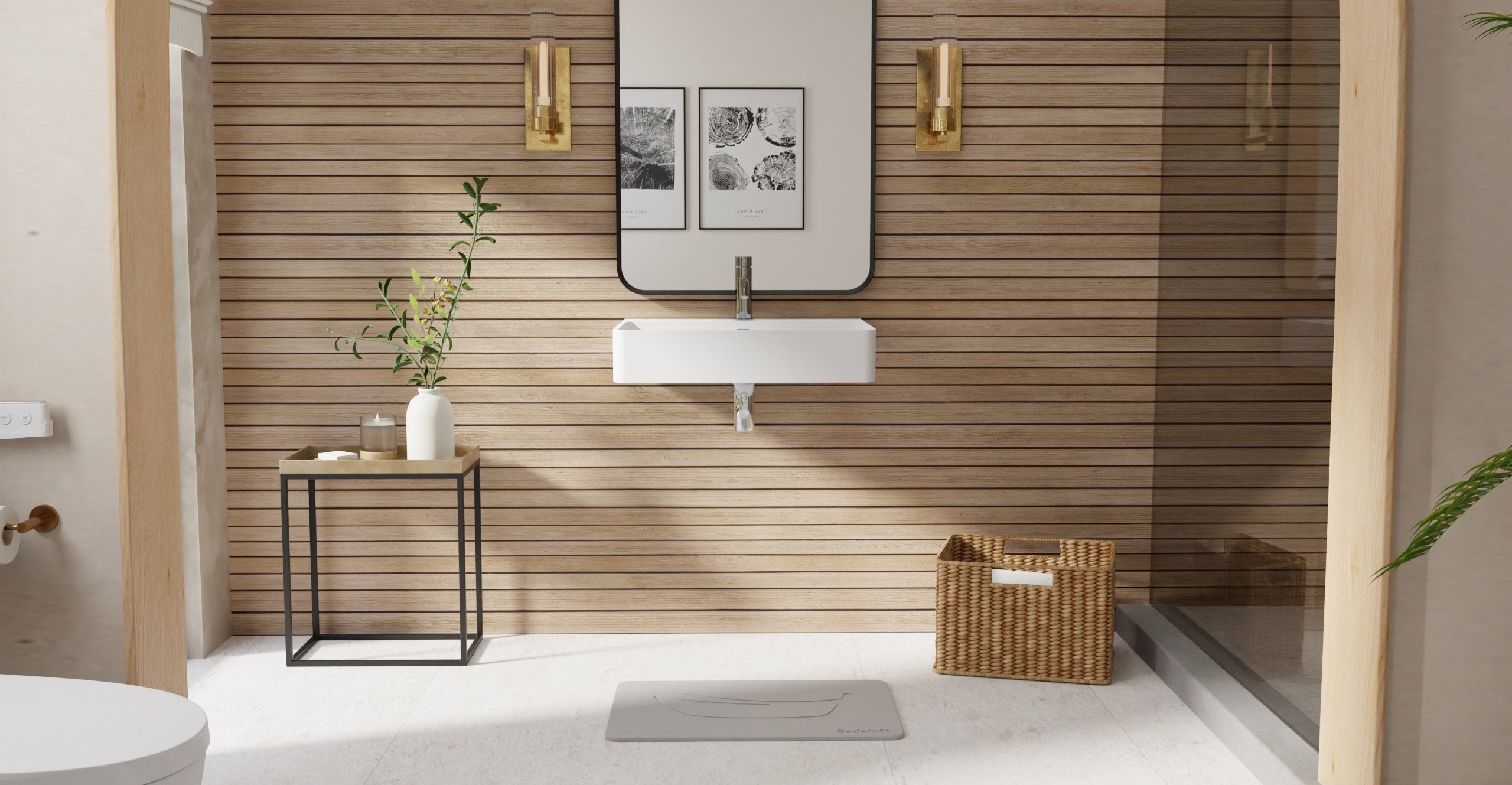 Badeloft Lavabo de Pared WT-01-M