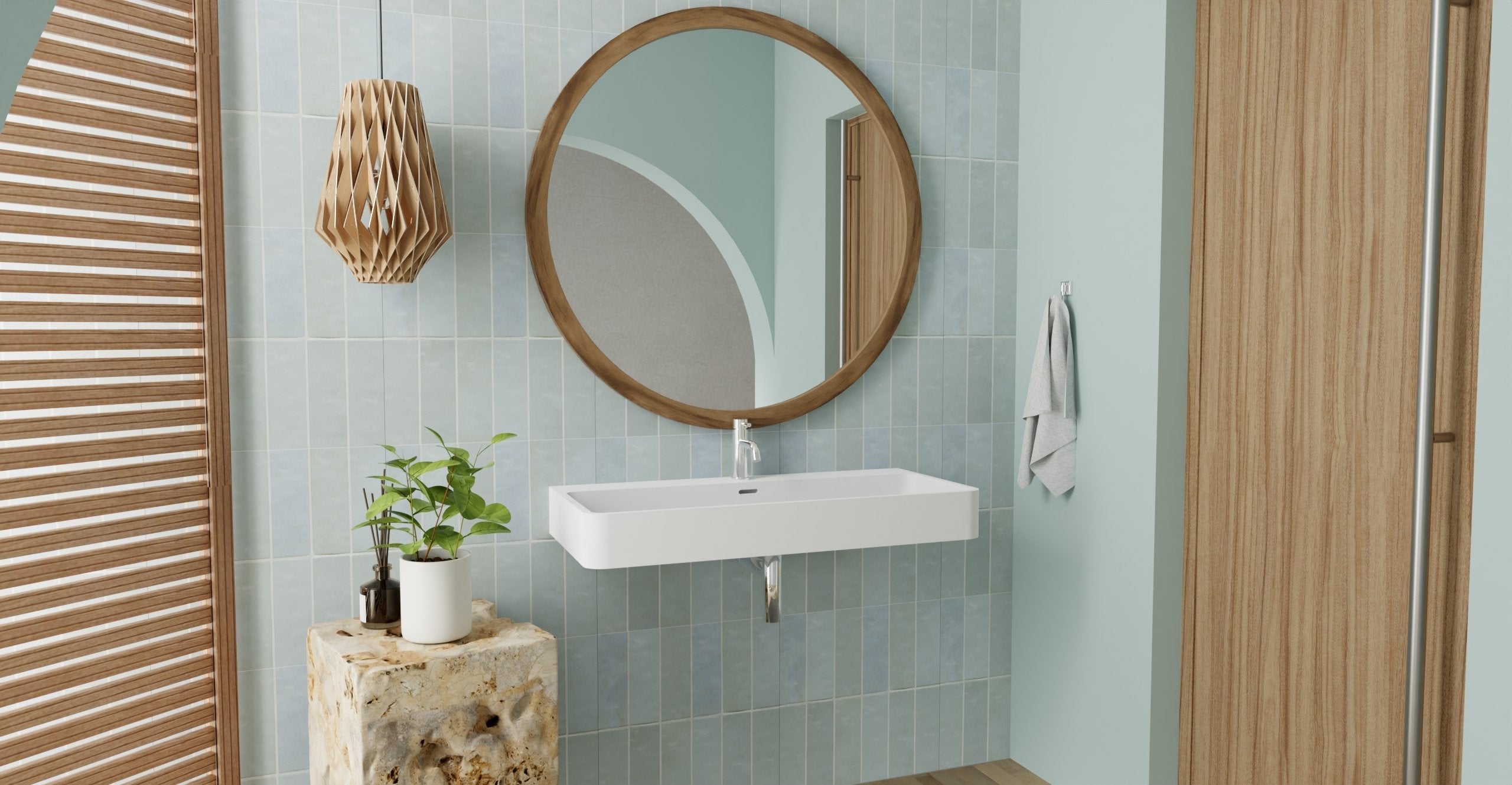 Badeloft Lavabo de Pared WT-01-XL