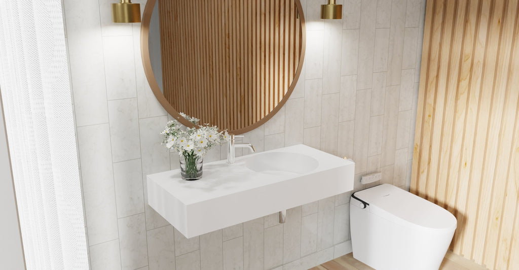 Badeloft Lavabo de Pared Oasis WT-02-B