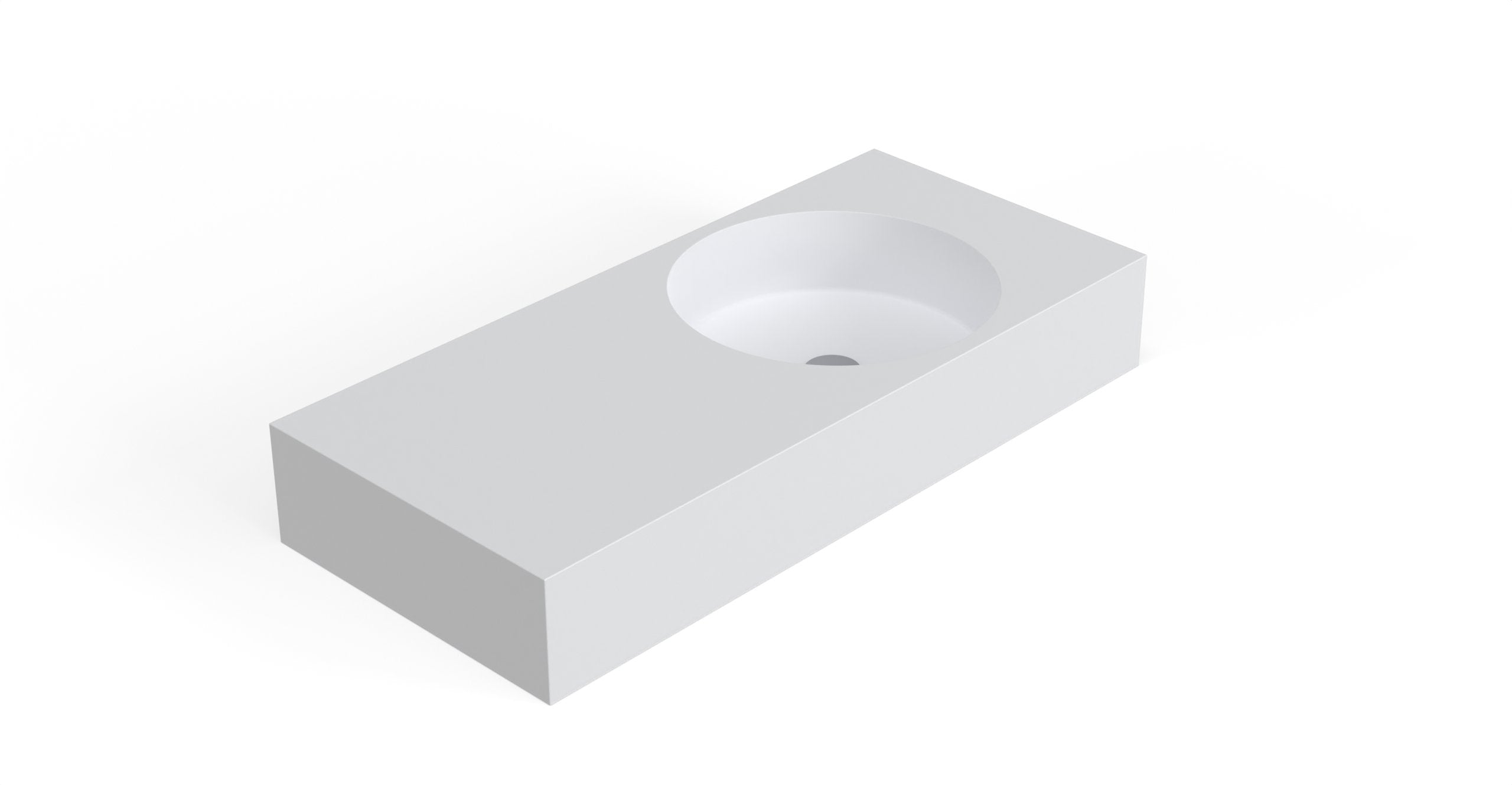 Badeloft Lavabo de Pared Oasis WT-02-B