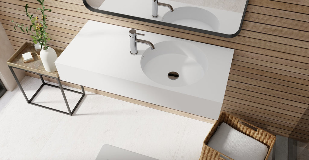 Badeloft Lavabo de Pared Oasis WT-02-B