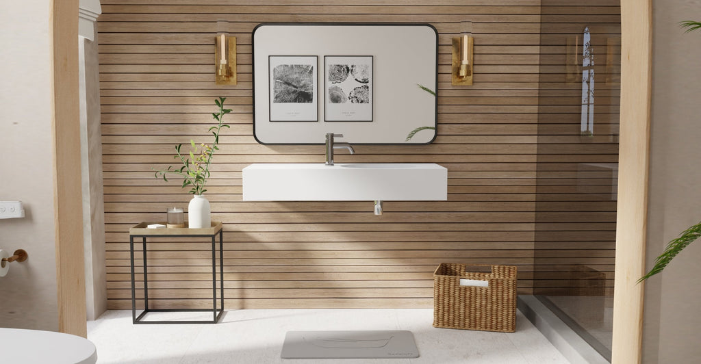 Badeloft Lavabo de Pared Oasis WT-02-B