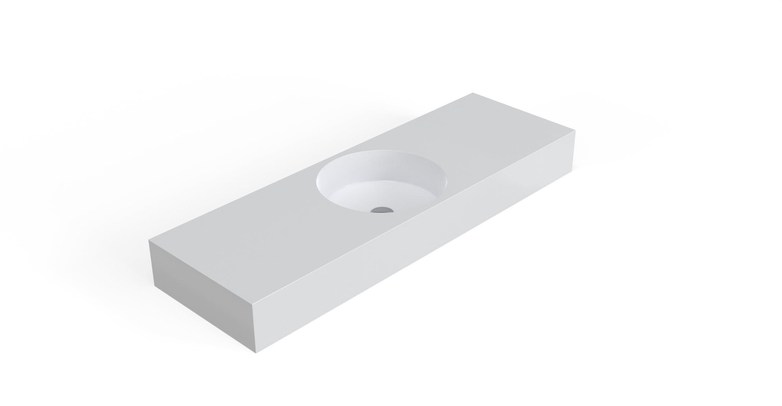 Badeloft Lavabo de Pared Oasis WT-02-C