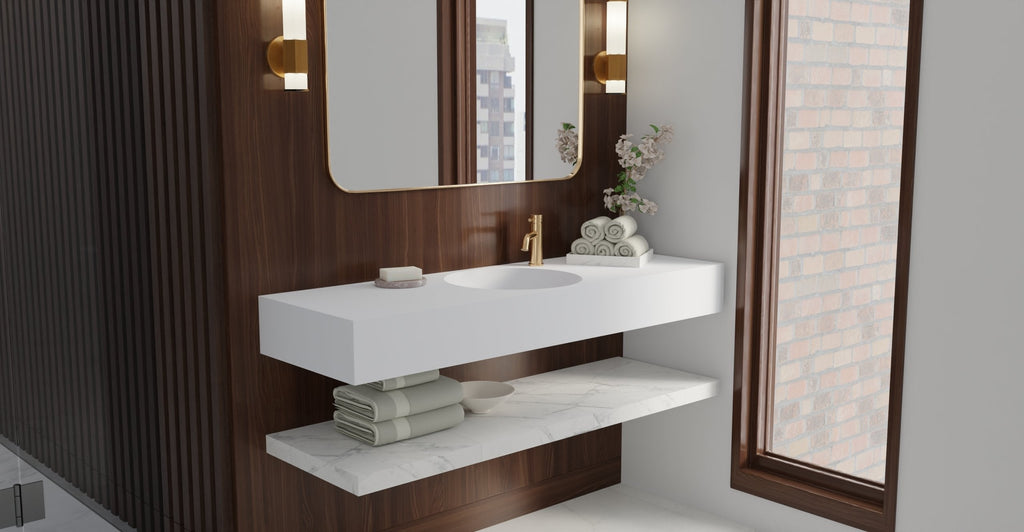 Badeloft Lavabo de Pared Oasis WT-02-C