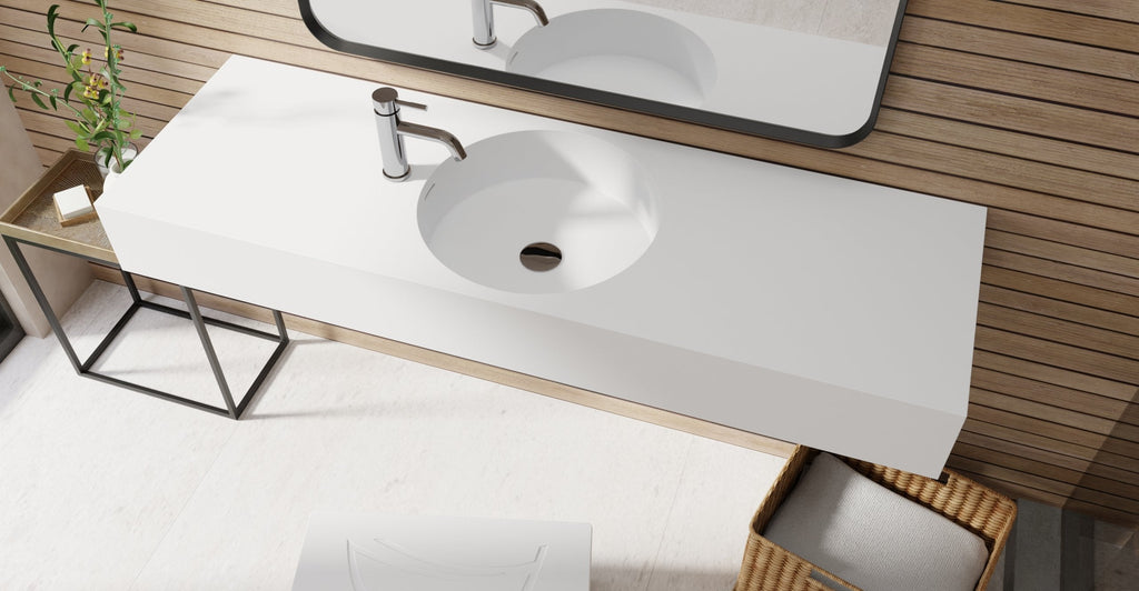 Badeloft Lavabo de Pared Oasis WT-02-C