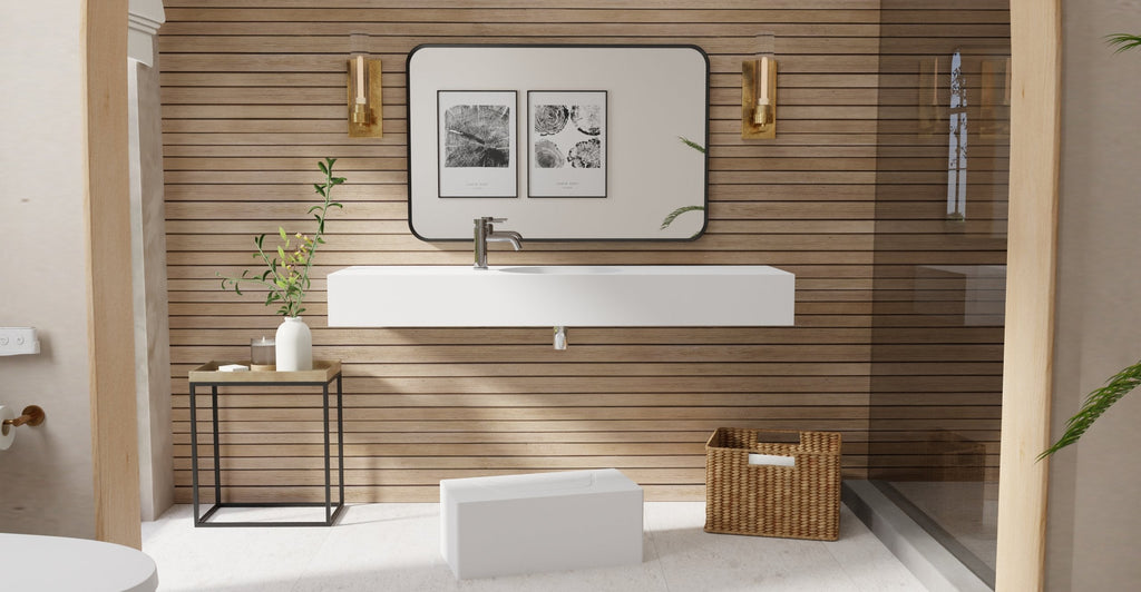 Badeloft Lavabo de Pared Oasis WT-02-C