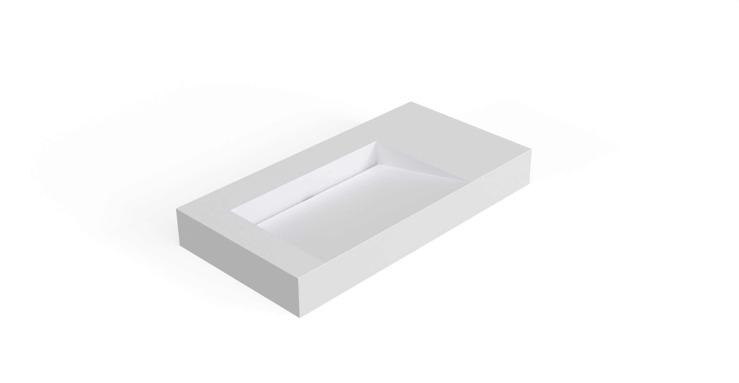 Badeloft Lavabo de Pared Tipo Rampa WT-04-A
