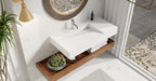 Badeloft Lavabo de Pared Tipo Rampa WT-04-A