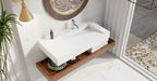 Badeloft Lavabo de Pared Tipo Rampa WT-04-B
