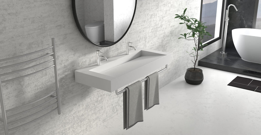 Badeloft Lavabo de Pared Tipo Rampa WT-04-C