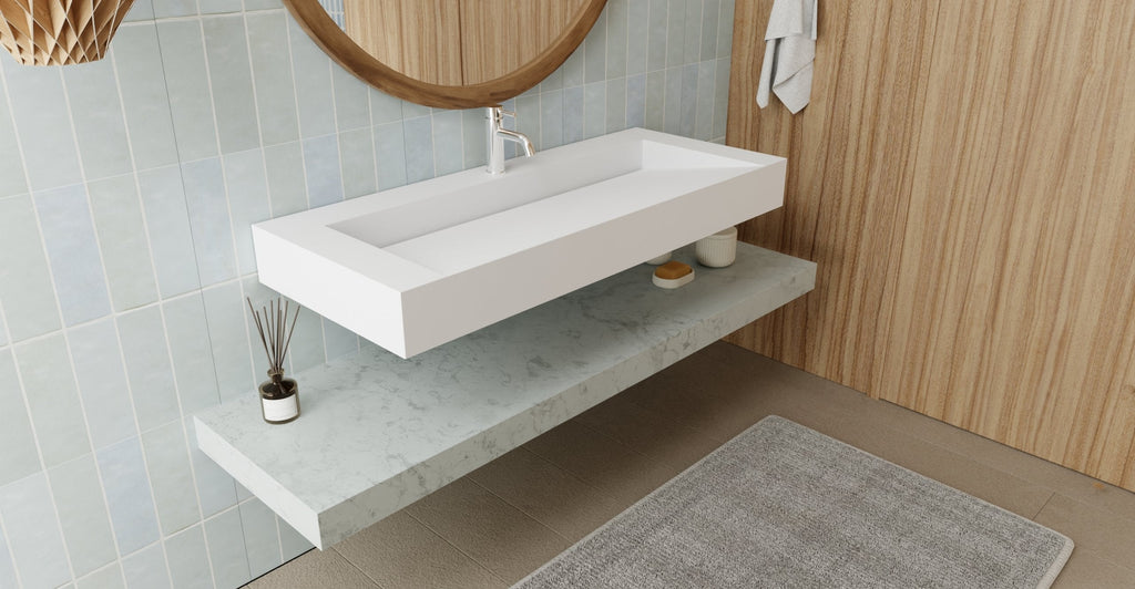 Badeloft Lavabo de Pared Tipo Rampa WT-04-C