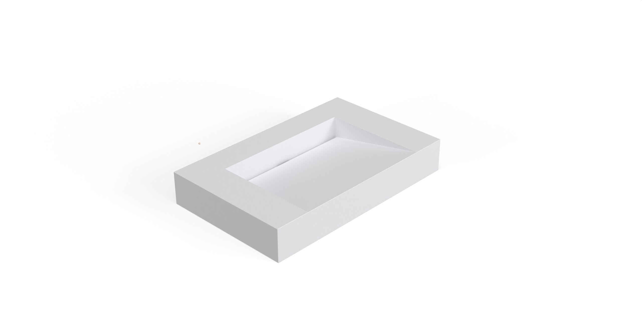 Badeloft Lavabo de Pared Tipo Rampa WT-04-D