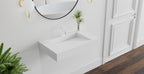 Badeloft Lavabo de Pared Tipo Rampa WT-04-D