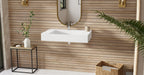 Badeloft Lavabo de Pared Tipo Rampa WT-04-D