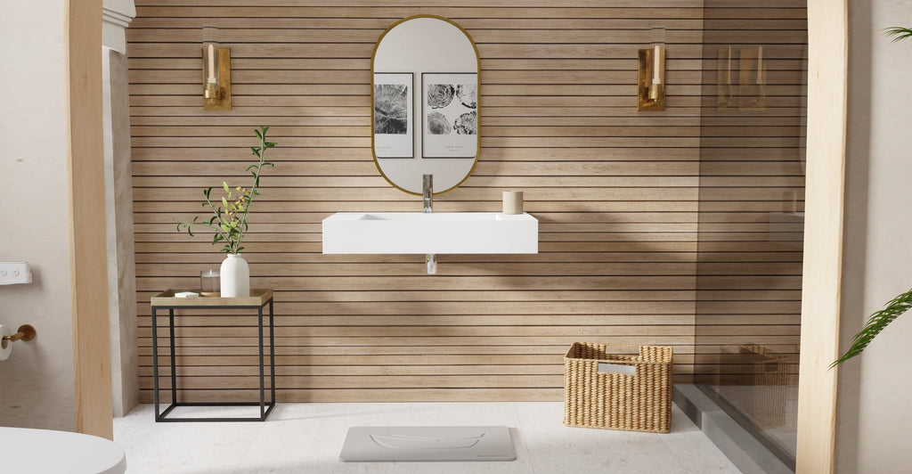 Badeloft Lavabo de Pared Tipo Rampa WT-04-D