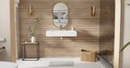 Badeloft Lavabo de Pared Tipo Rampa WT-04-D