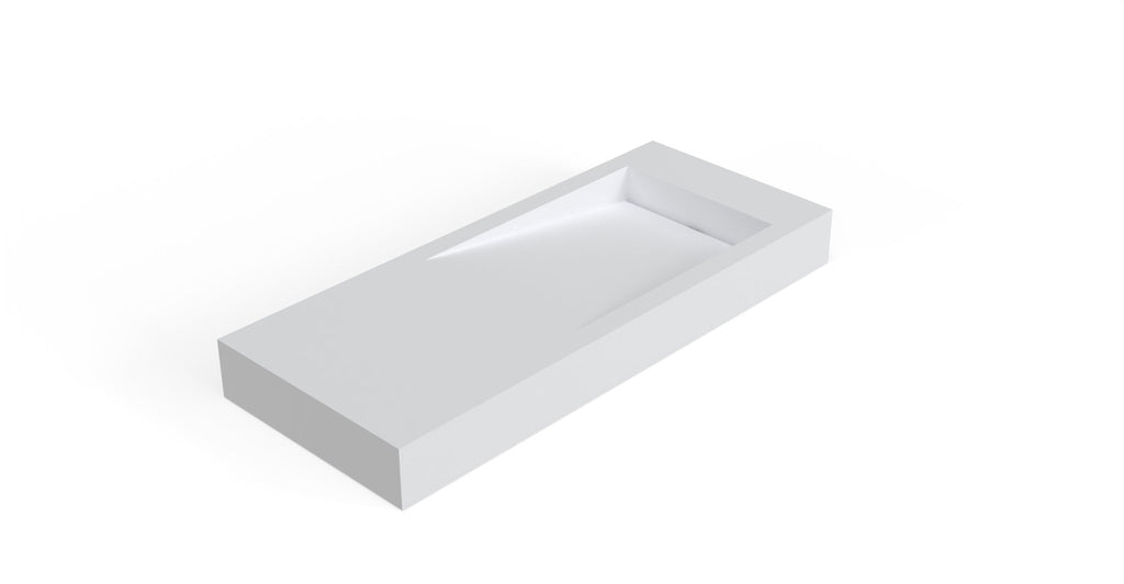 Badeloft Lavabo de Pared Tipo Rampa Lateral WT-05-B
