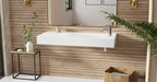 Badeloft Lavabo de Pared Tipo Rampa Lateral WT-05-B