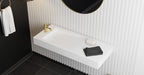 Badeloft Lavabo de Pared Tipo Rampa Lateral WT-05-A