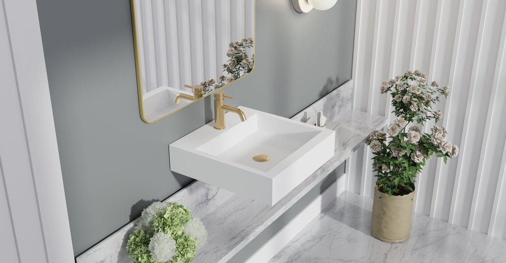 Badeloft Lavabo de Pared WT-06-S